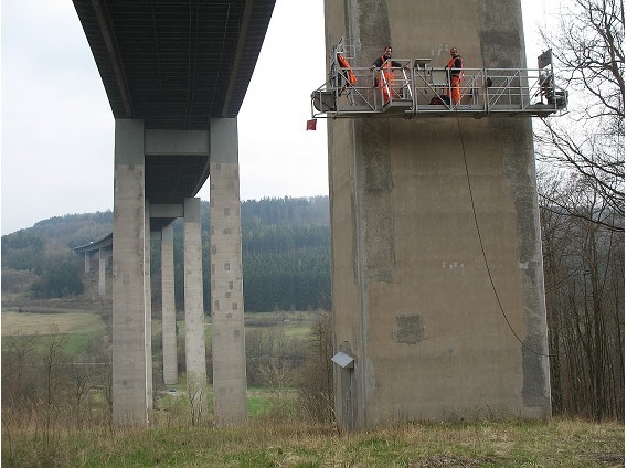 Grenzwaldbrücke Unterbau